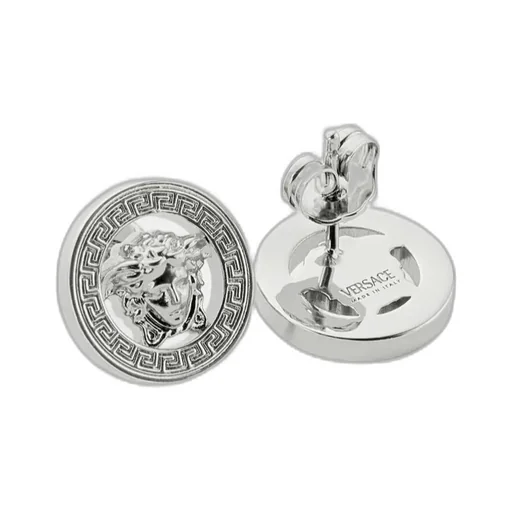 Versace Medusa Head Logo-Engraved Earrings