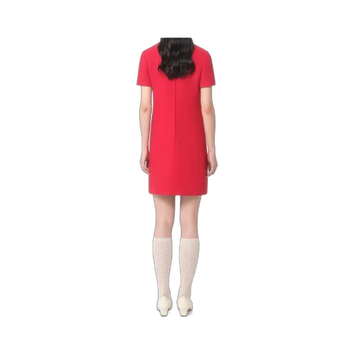 Valentino Bow Detailed A-Line Mini Dress