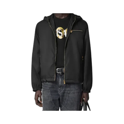Versace Zip-Up Hooded Jacket