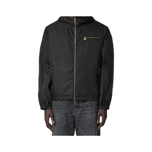 Versace Zip-Up Hooded Jacket