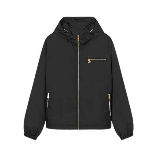 Versace Zip-Up Hooded Jacket