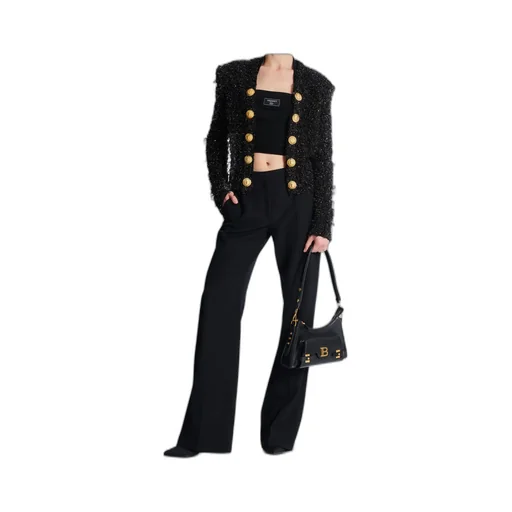 Balmain Edge-To-Edge Tweed Jacket