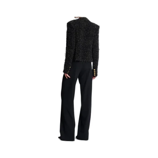 Balmain Edge-To-Edge Tweed Jacket