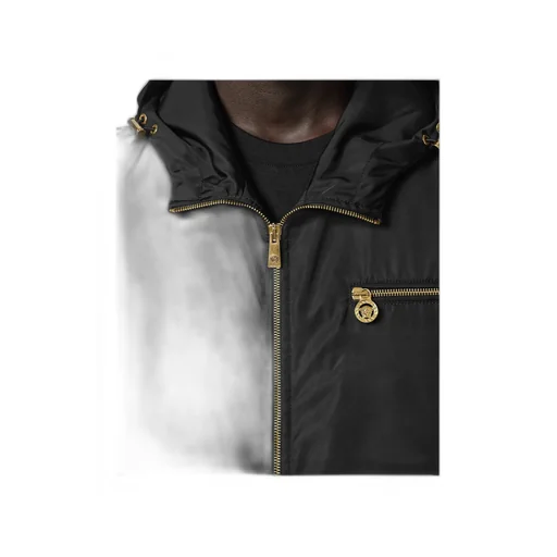 Versace Zip-Up Hooded Jacket