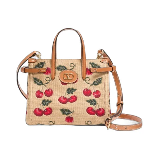 Valentino Garavani Antibes Jacquard Small Tote Bag