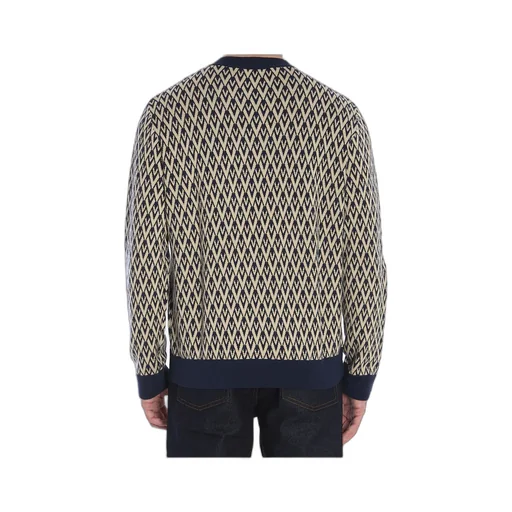 Valentino Garavani Toute La V Jacquard Knit Sweater