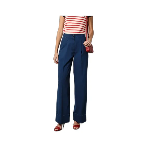 Valentino Button Detailed Straight Leg Jeans