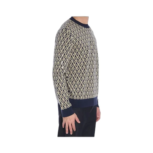 Valentino Garavani Toute La V Jacquard Knit Sweater