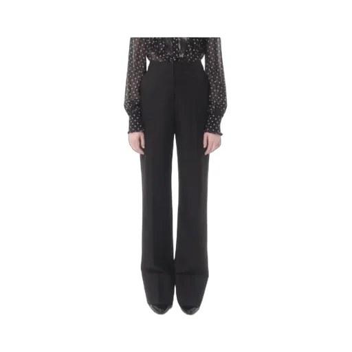 Valentino High Waist Straight Leg Trousers