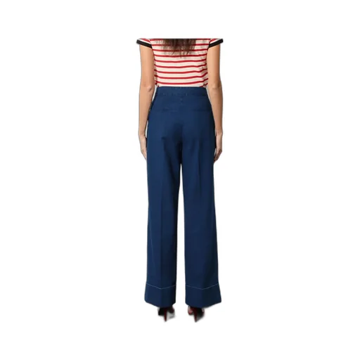 Valentino Button Detailed Straight Leg Jeans