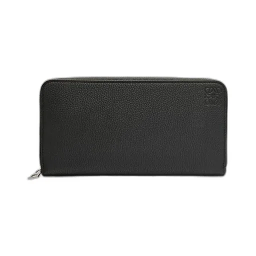 Zip Around Wallet In Soft Grained Calfskin