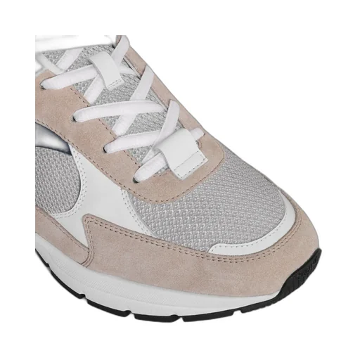 Celine Runner Cr-03 Low Lace-Up Sneaker In Mesh, Suede Calfskin And Calfskin