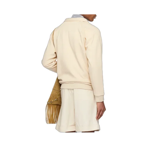 Valentino Vlogo Signature Button-Up Bomber Jacket