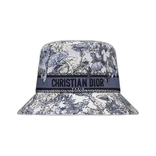 D-Bobby Dior Chardons Small-Brim Bucket Hat