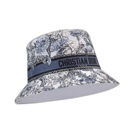 D-Bobby Dior Chardons Small-Brim Bucket Hat
