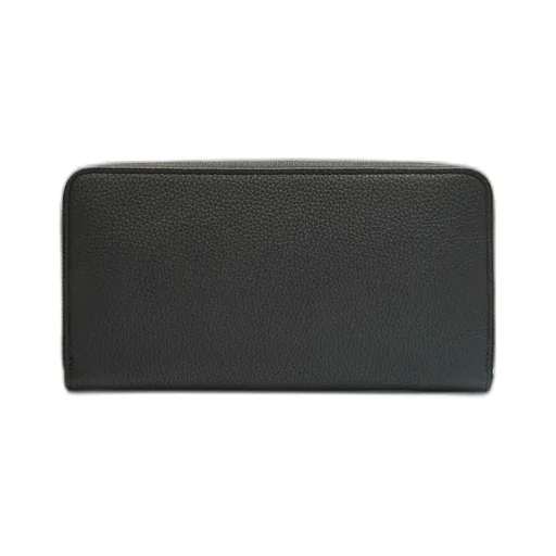 Zip Around Wallet In Soft Grained Calfskin