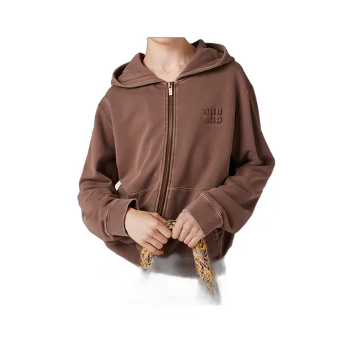 Garment-Dyed Cotton Fleece Hoodie