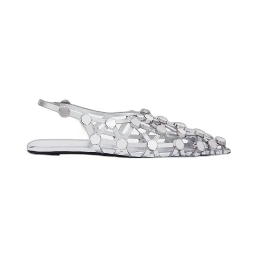 Half-Heeled Flat Sandals
