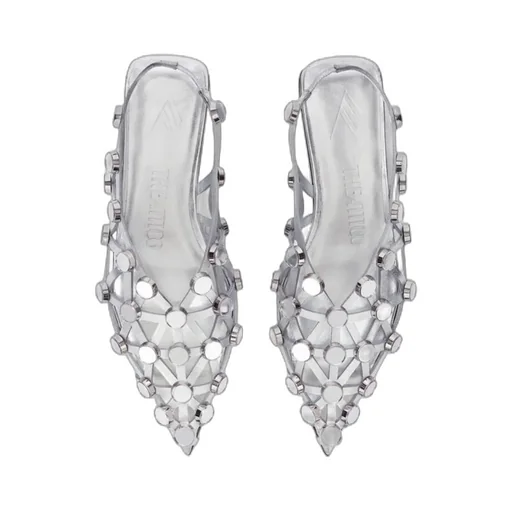 Half-Heeled Flat Sandals