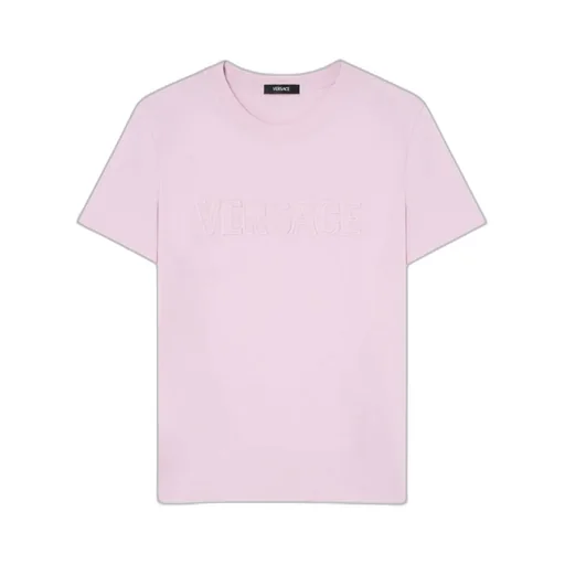 Versace Logo-Appliqu Crewneck T-Shirt