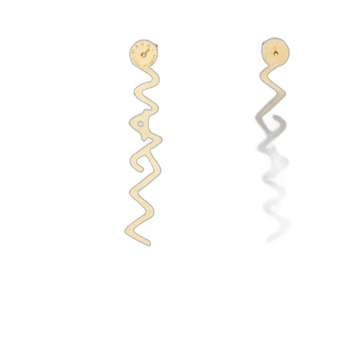 Marni Symbol Embellished Logo Plaque Earrings