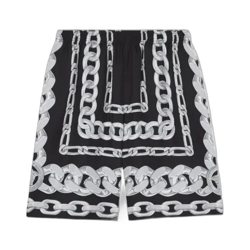 Versace Graphic-Printed Elasticated Waistband Track Shorts