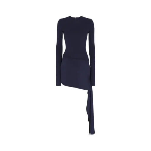The Attico Asymmetric Hem Mini Dress