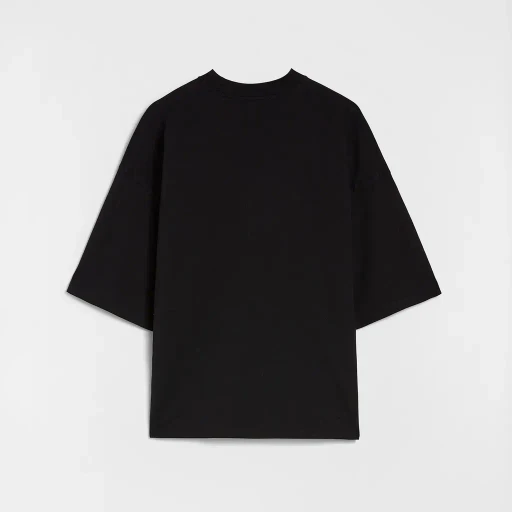 Cotton Mock-Neck T-Shirt