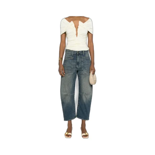 Nili Lotan Shon Tapered Jeans
