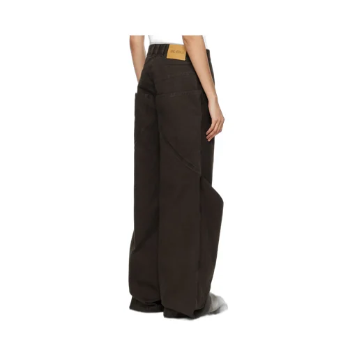 The Attico Panelled Wide Leg Trousers