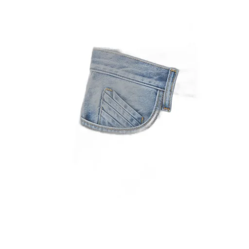 The Attico Logo Patch Long Jeans