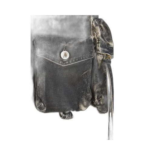The Attico Flap Pocket Denim Jacket