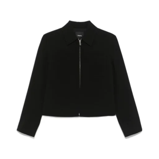 Theory Zip-Up Cropped Jacket