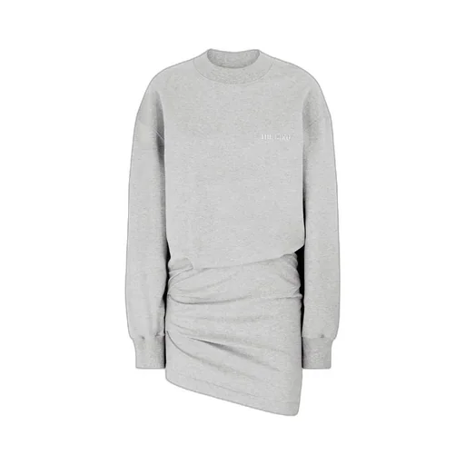 The Attico Logo Detailed Sweatshirt Dress