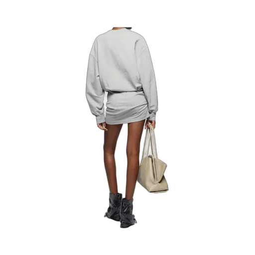 The Attico Logo Detailed Sweatshirt Dress