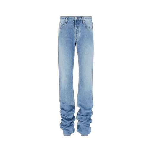 The Attico Logo Patch Long Jeans