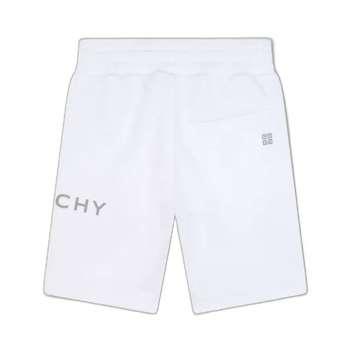 Givenchy Kids Logo-Print Fleece Drawstring Shorts