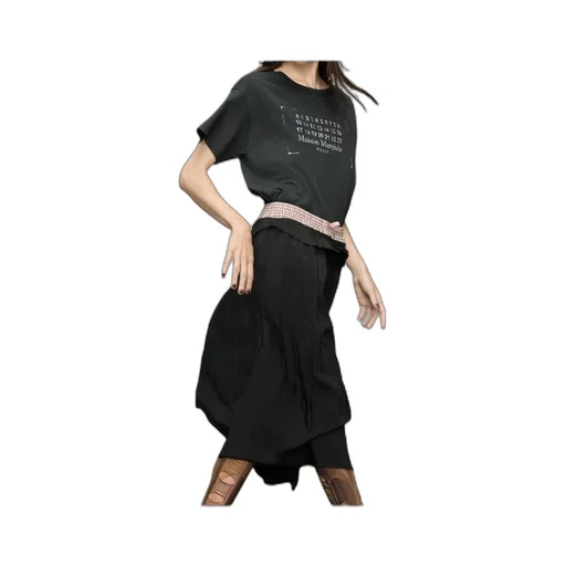 Maison Margiela Logo Stamped Crewneck T-Shirt