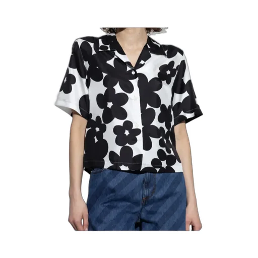 Marni Floral Printed Short-Sleeve Shirt
