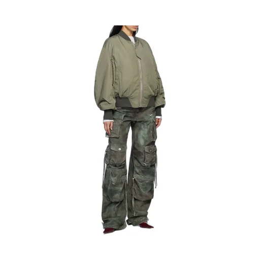 The Attico Anja Zipped Bomber Jacket