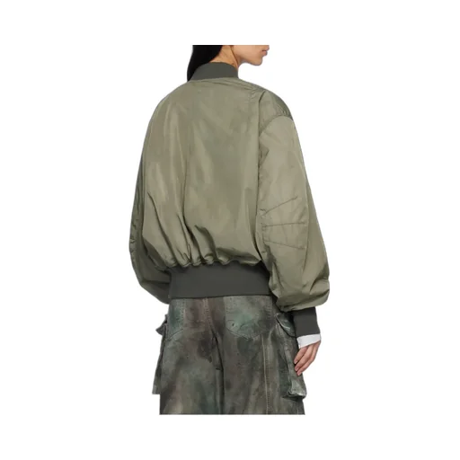 The Attico Anja Zipped Bomber Jacket