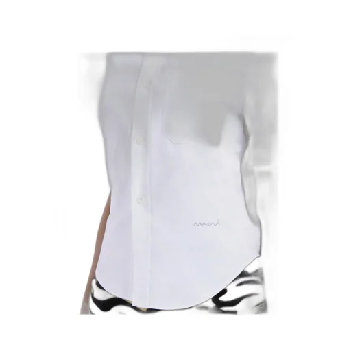 Marni Short-Sleeved Curved Hem Shirt