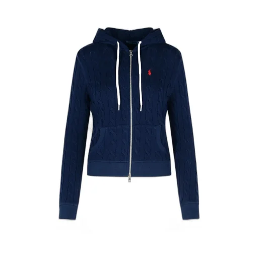 Polo Ralph Lauren Cable-Knit Full-Zip Hooded Cardigan