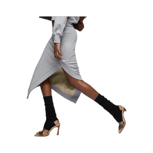 The Attico Asymmetric Midi Skirt