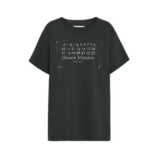 Maison Margiela Logo Stamped Crewneck T-Shirt