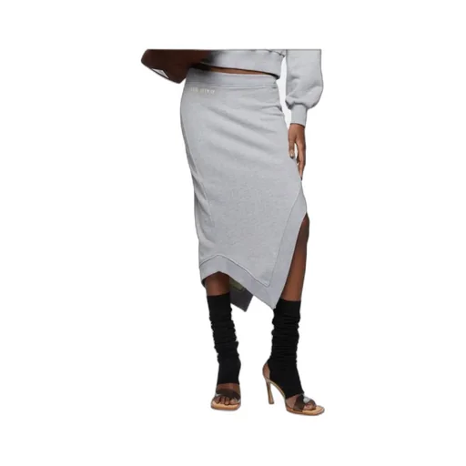 The Attico Asymmetric Midi Skirt