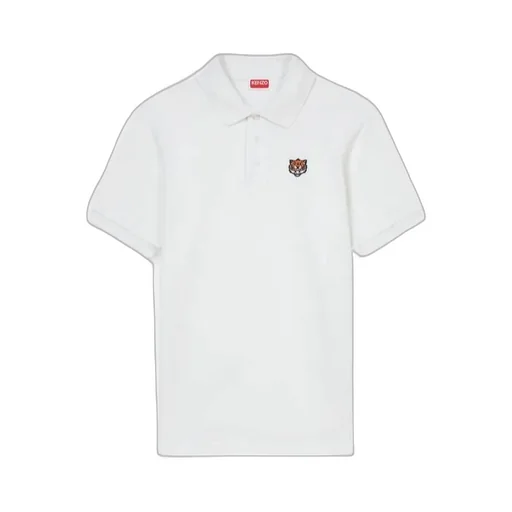 Kenzo Happy Tiger Embroidered Slim Polo Shirt
