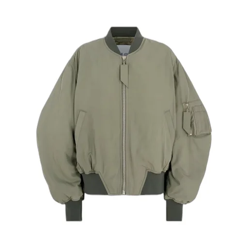 The Attico Anja Zipped Bomber Jacket