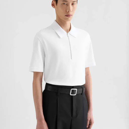 Cotton Piquet Polo T-Shirt