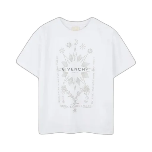 Givenchy Kids Logo Printed Crewneck T-Shirt